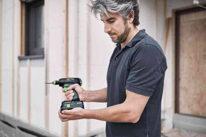 Festool - Perceuse visseuse sans fil T 18+3 HPC 4.0 I-Set - FESTOOL - avec 2 batteries 18V 4.0Ah - chargeur - accessoires - Systainer - 576989 - Imagen 8