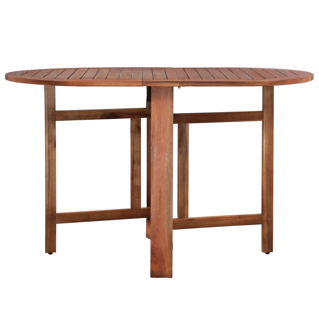 Table de jardin - Table Extérieure - Table De Patio 120x70x74 cm Bois d'acacia massif - Image 3