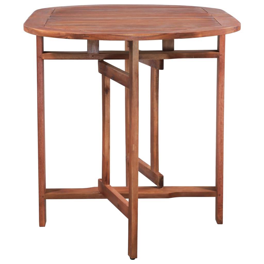 Table de jardin - Table Extérieure - Table De Patio 120x70x74 cm Bois d'acacia massif - Image 4
