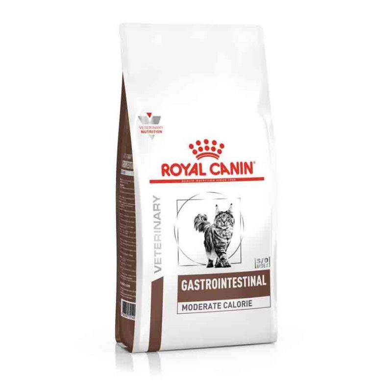 Royal Canin - Croquettes chat VETERINARY CAT GASTROINTESTINAL MODERATE CALORIE - Royal Canin 4 kg