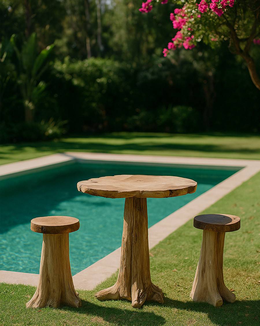Forest - Table bar en bois massif - UNIQKA - Imagen 2