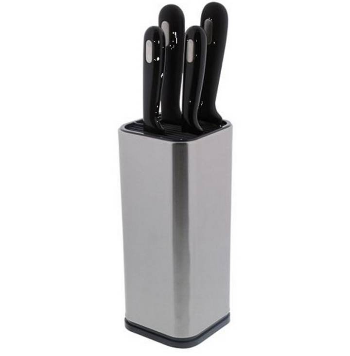Bloc de 4 couteaux inox brossé DH027000X35196 Jean Dubost - Imagen 1