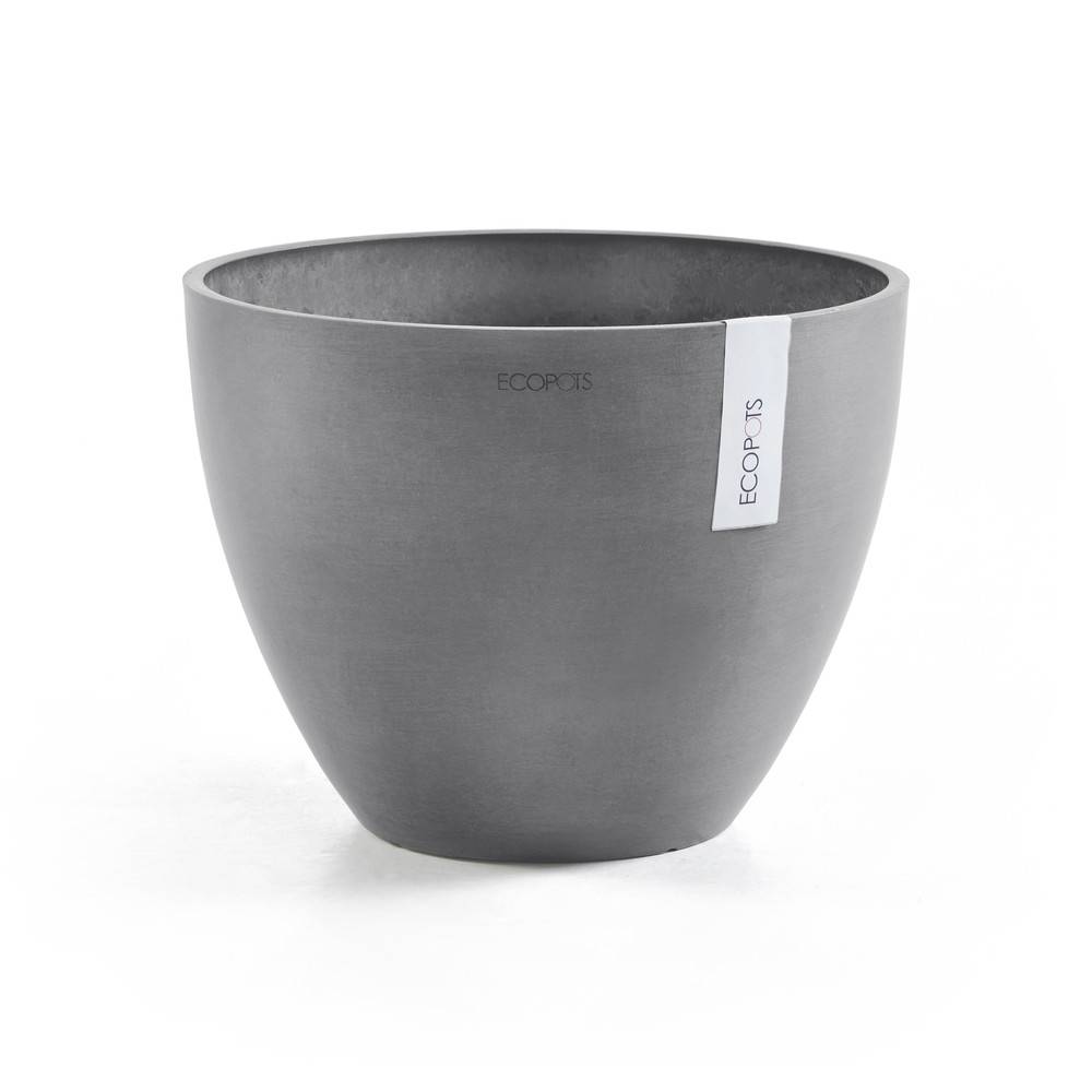 Ecopots - Pot Rond Antwerp 50 New Gris - Ø 50 x H. 37,5 cm - 52 L ECOPOTS - Imagen 4