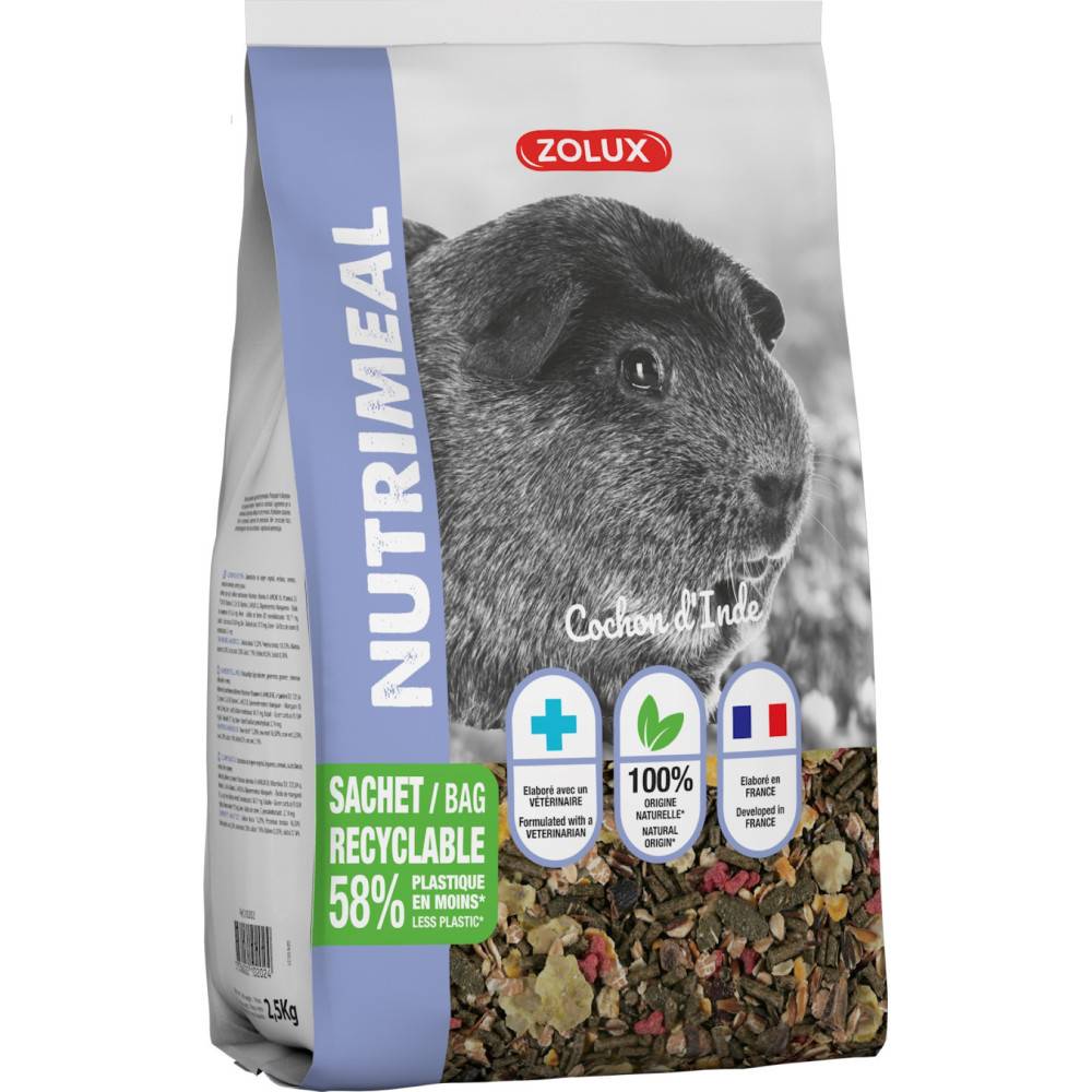 Zolux - zolux - Granulés pour cochon d'inde nutrimeal 2.5kg - Imagen 3