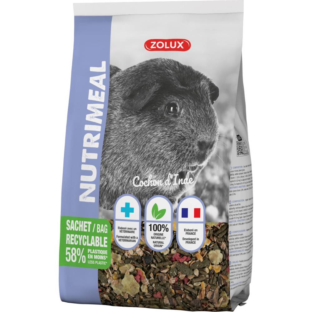 Zolux - zolux - Granulés pour cochon d'inde nutrimeal 2.5kg - Imagen 1