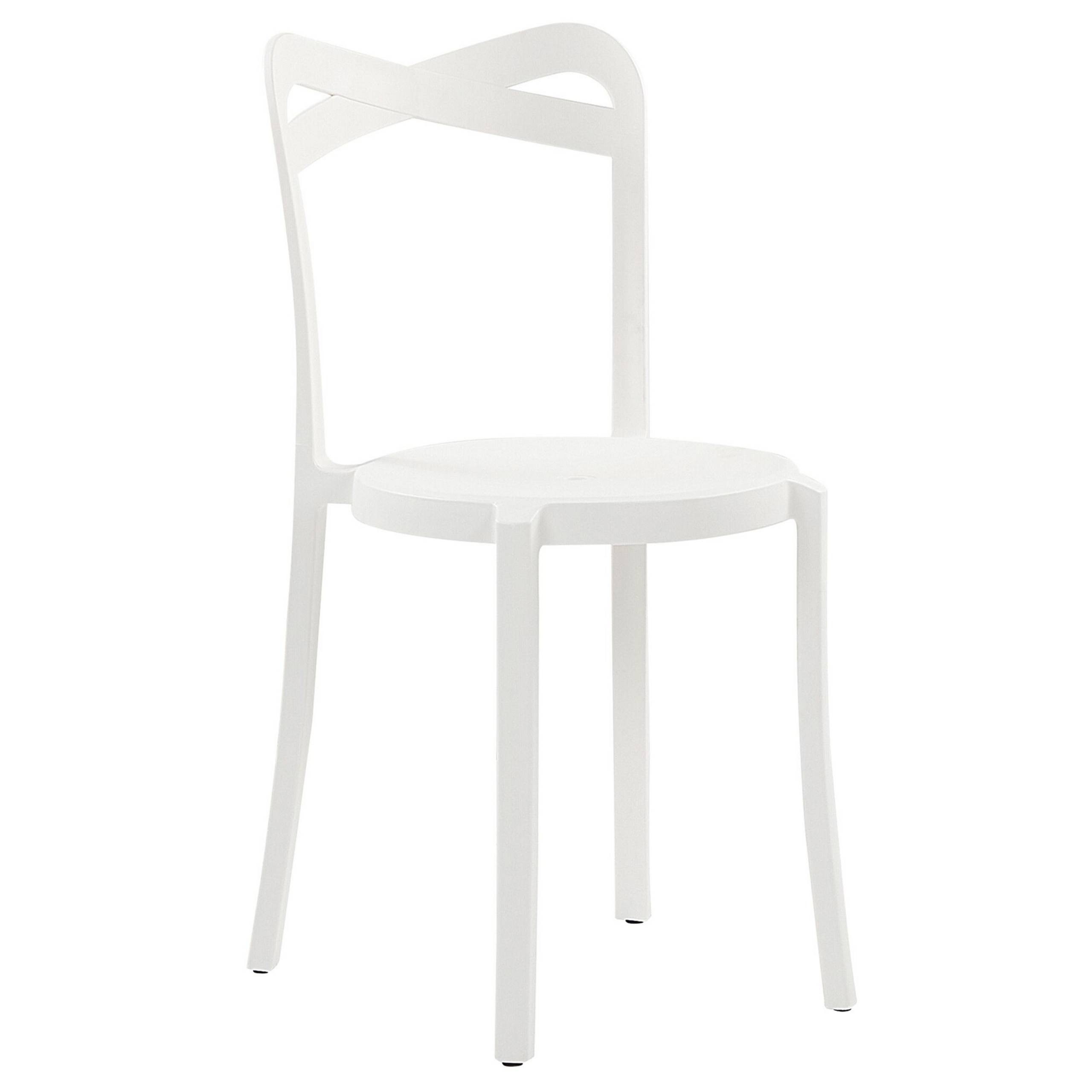 Beliani - Chaise de jardin Matière synthétique Blanc CAMOGLI - Beliani - Imagen 4