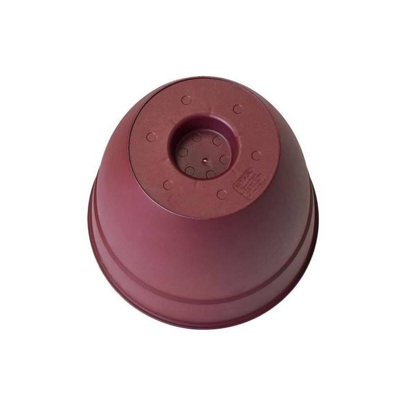 Eda - Pot De Fleur Osaka ø 40 Cm - Volume 28,3 L - Rouge Bourgogne - Eda - Imagen 3