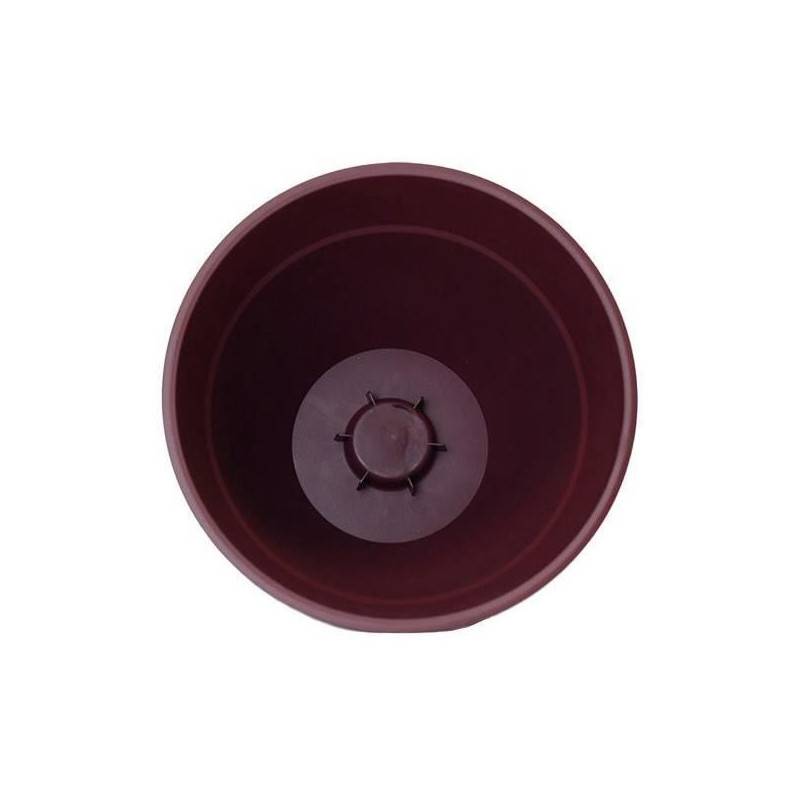 Eda - Pot De Fleur Osaka ø 40 Cm - Volume 28,3 L - Rouge Bourgogne - Eda - Imagen 2