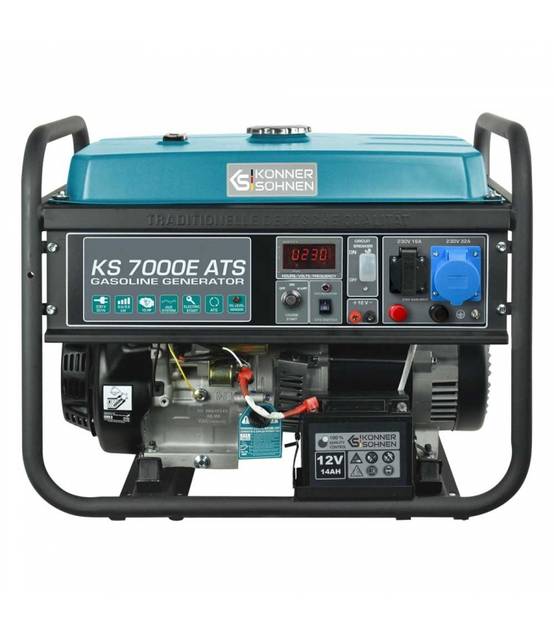 Générateur à essence 5,5 kW avec commutateur ATS intégré - Könner & Söhnen KS 7000E ATS - Image 1