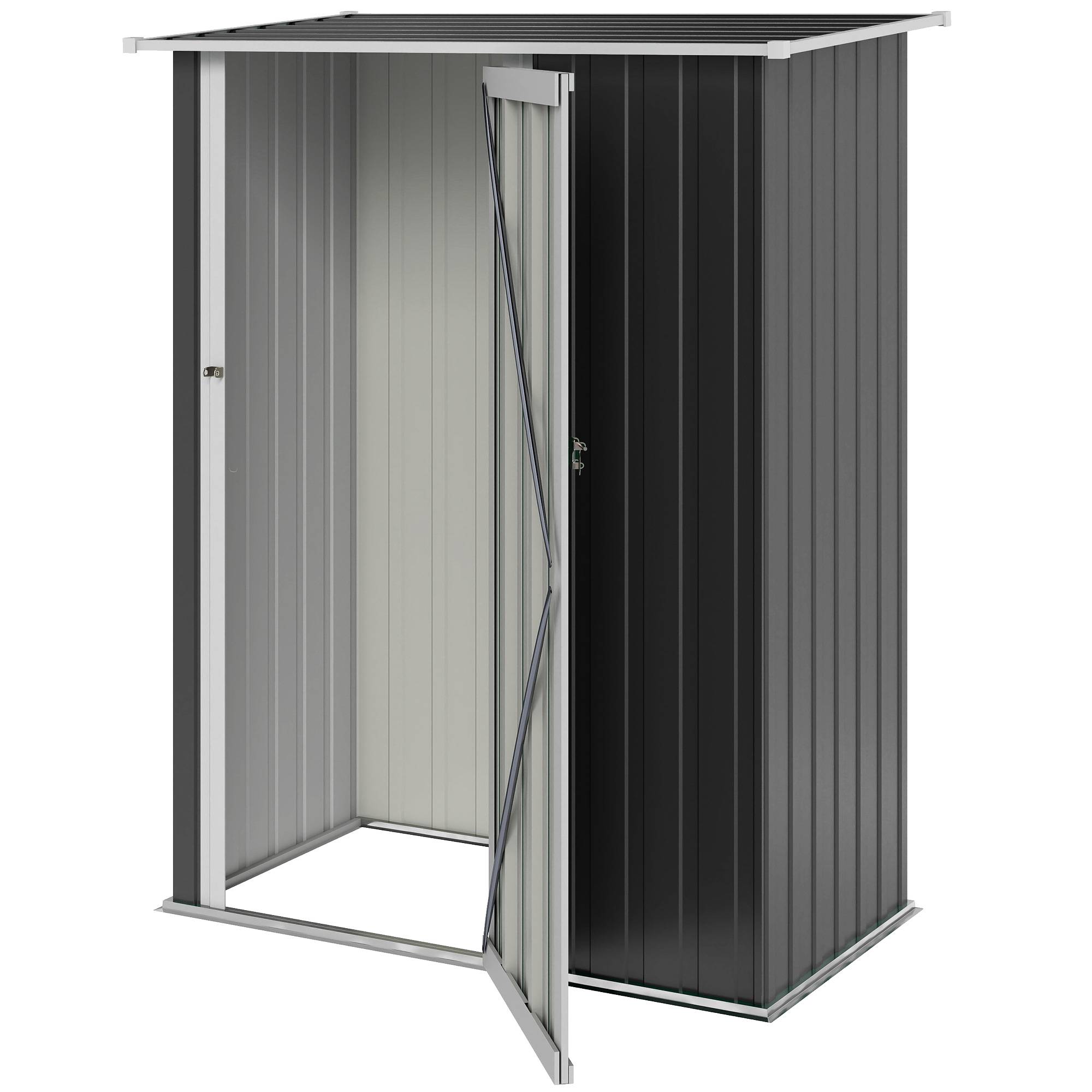 PANGIVO - Abri de jardin acier anthracite 142 x 86 x 189 cm - PANGIVO - Image 2