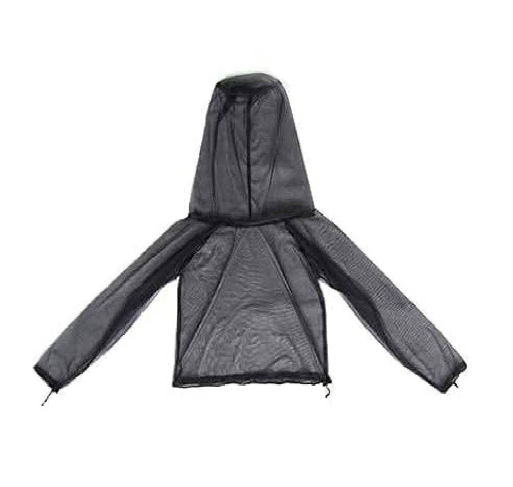 Vêtements anti-moustique Mosquito Suit Mosquito Protection 4PCS Mosquito NETs translucides NETS Mosquito Suit pliable Protection de moustique pliable pour le camping Pêche à la pêche à la randonnée L