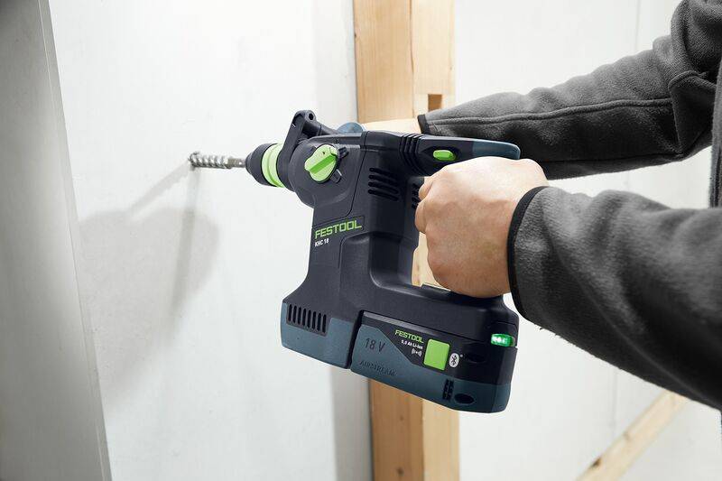Perforateur burineur sans fil KHC 18 5,0 EBI-Plus - FESTOOL - avec 2 batteries 18V 5.0Ah - chargeur - Systainer - 577448 - Image 3