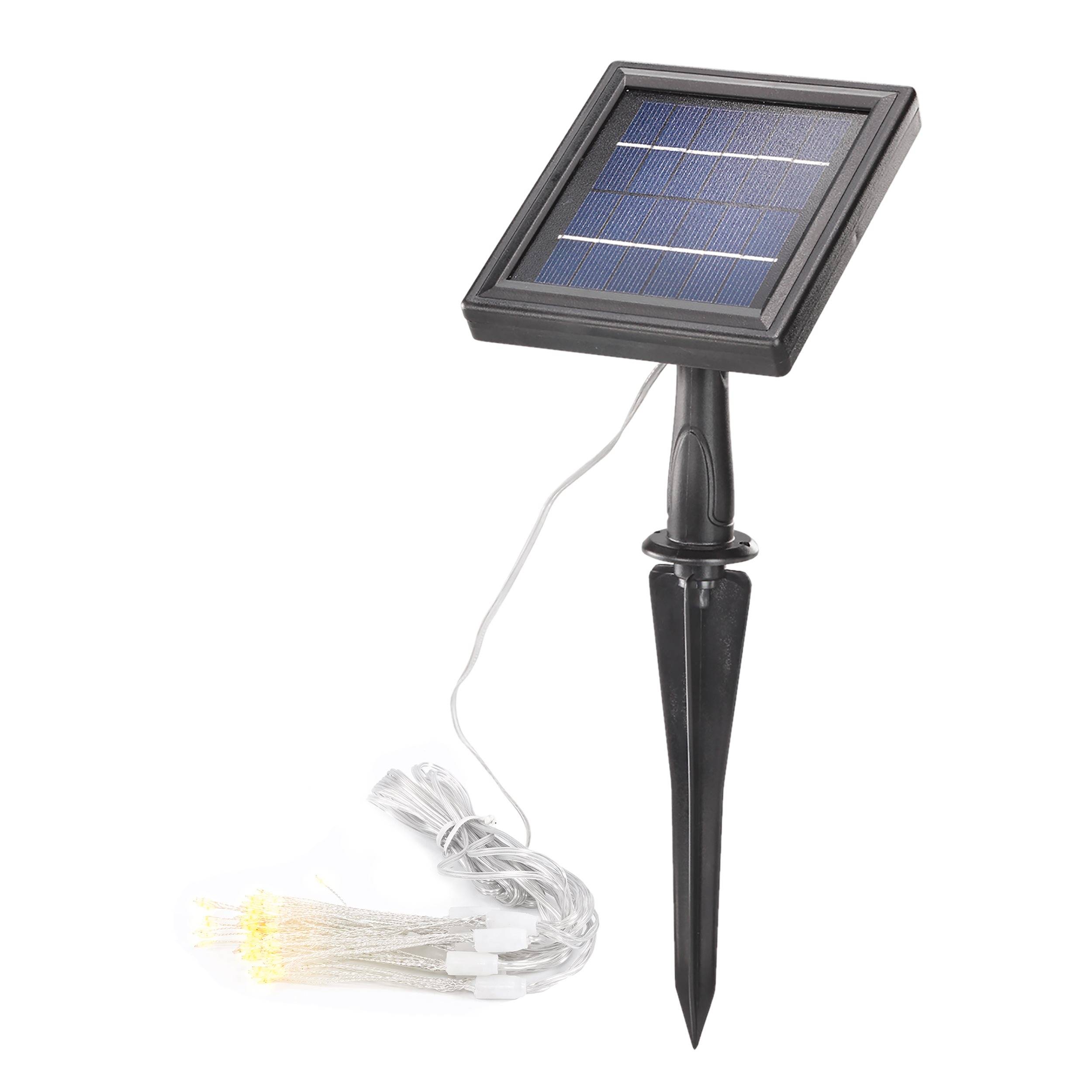 Guirlande lumineuse décorative solaire esotec Feu d'artifice avec 100 LED blanc chaud 102575 - Image 2
