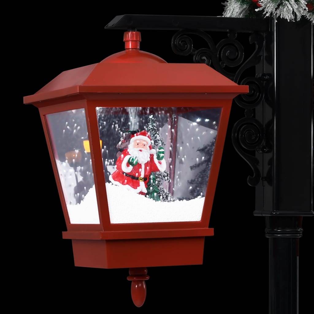Double Lampadaire de Noël Lumineux Chute de Neige Décoration Fêtes 188cm – ComfortXL Outdoor Living - Image 7