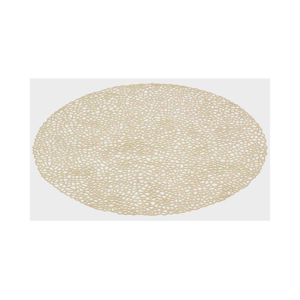 Aubry Gaspard - Sets de table en vinyle Fête (lot de 6) Doré 2 Aubry Gaspard - Imagen 3