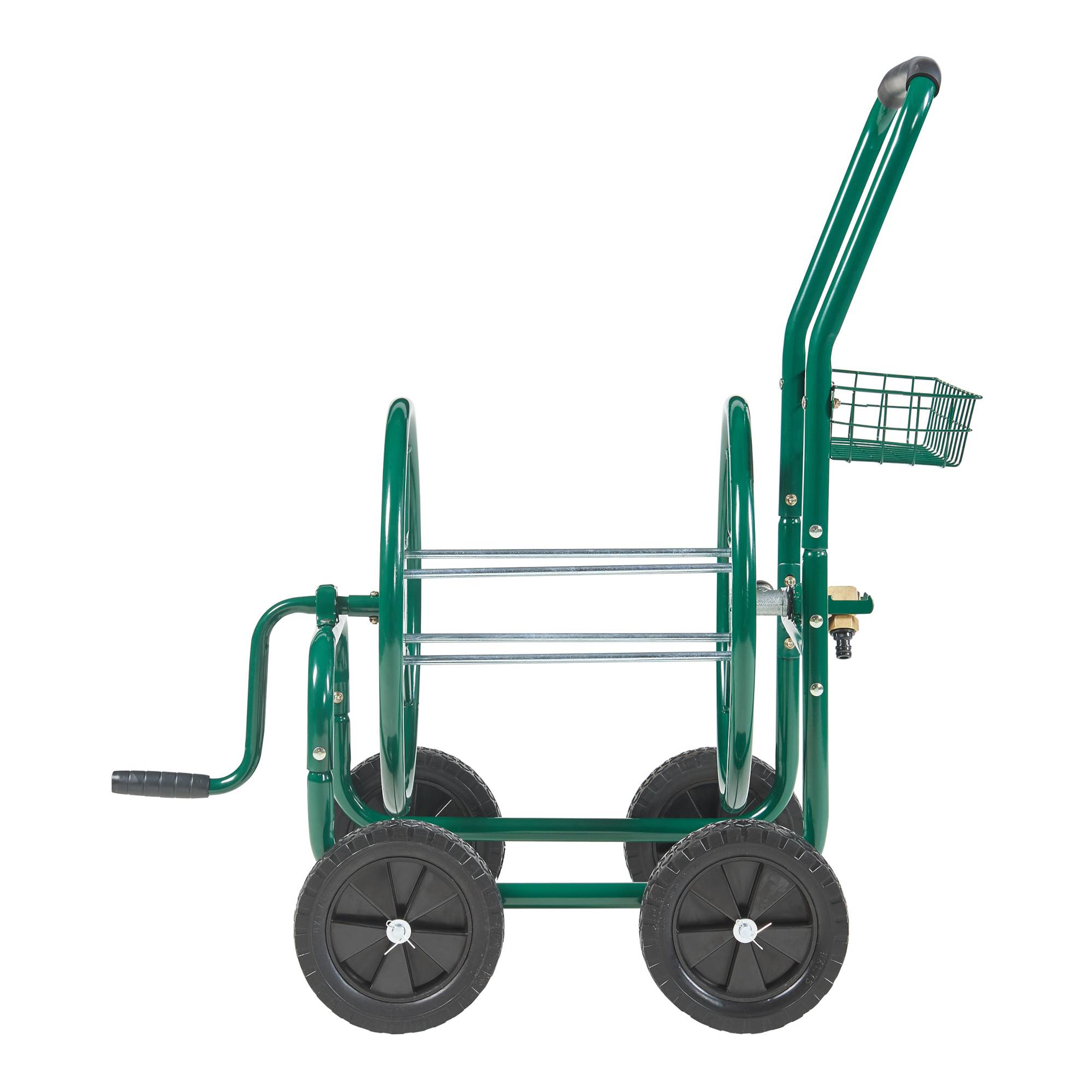 Pro.Tec - Enrouleur de Tuyau 3/4 pouce pour tuyau jusqu'à 70 m 86 x 44 x 95 cm vert [pro.tec] - Imagen 5