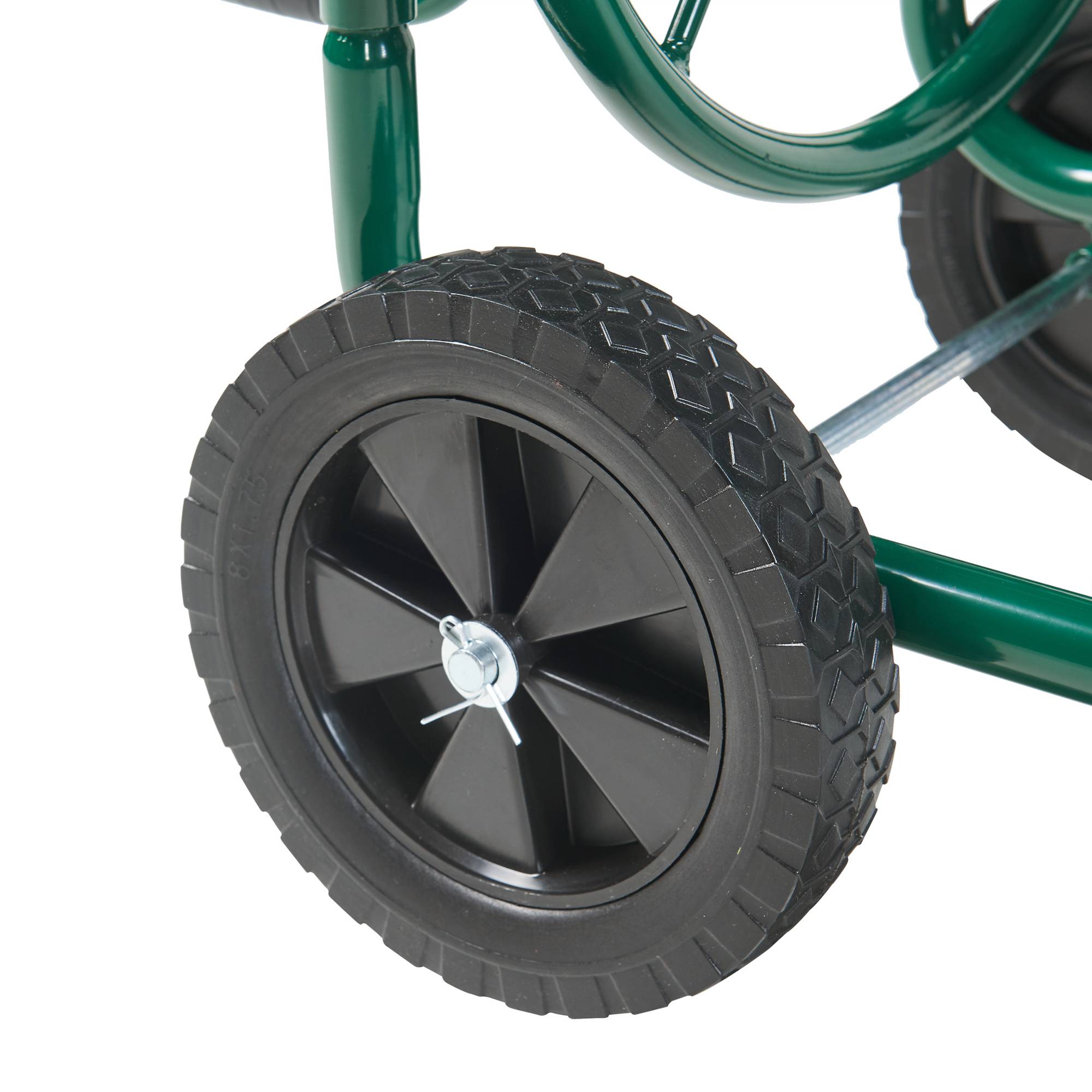 Pro.Tec - Enrouleur de Tuyau 3/4 pouce pour tuyau jusqu'à 70 m 86 x 44 x 95 cm vert [pro.tec] - Imagen 8