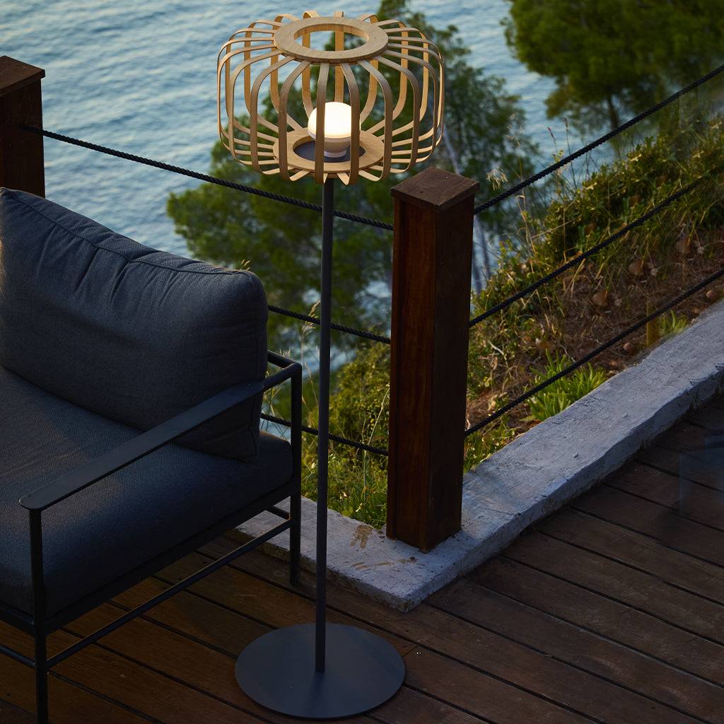 Lumisky - Lampadaire extérieur sans fil STANDY BAMBOU H150cm - Imagen 2