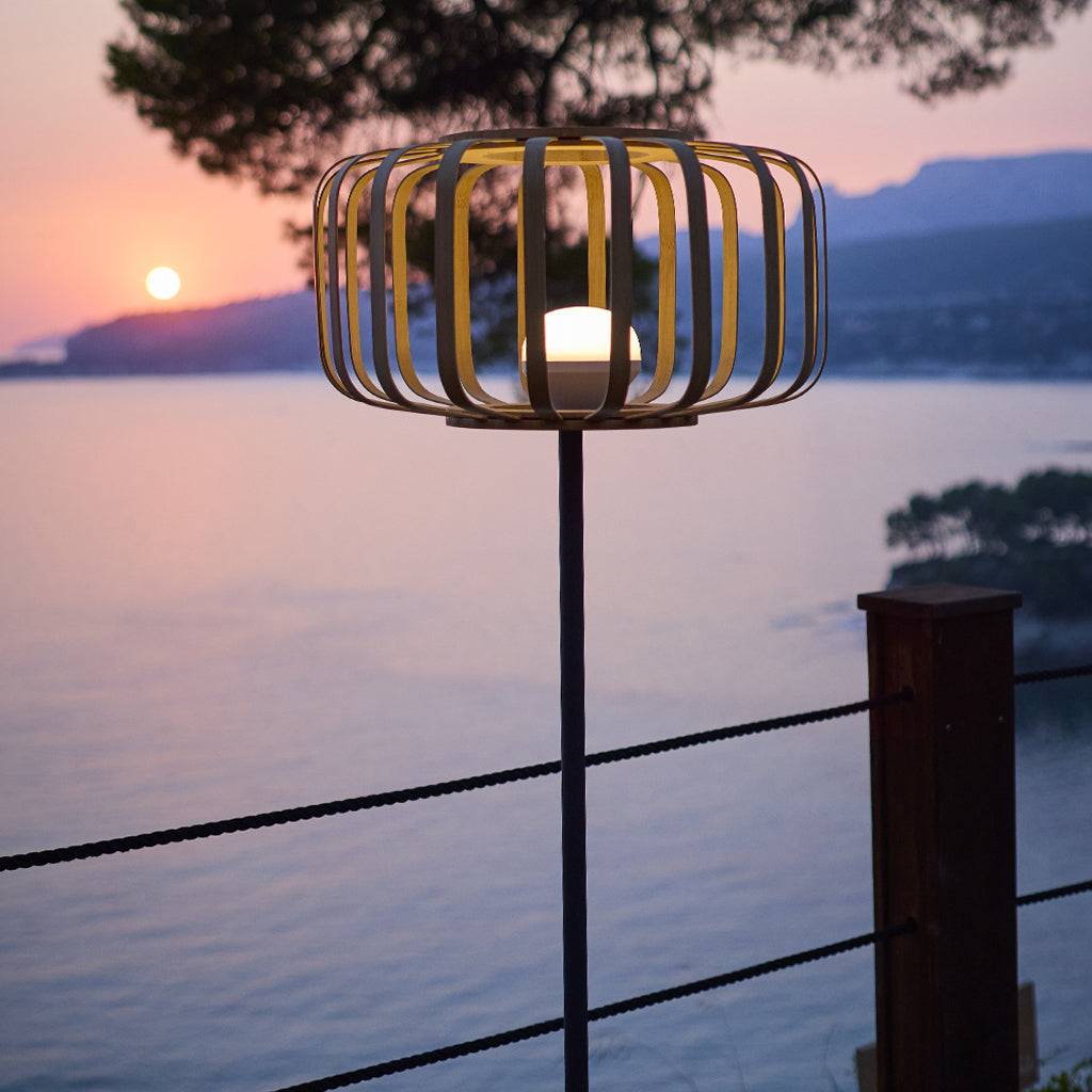 Lumisky - Lampadaire extérieur sans fil STANDY BAMBOU H150cm - Imagen 4