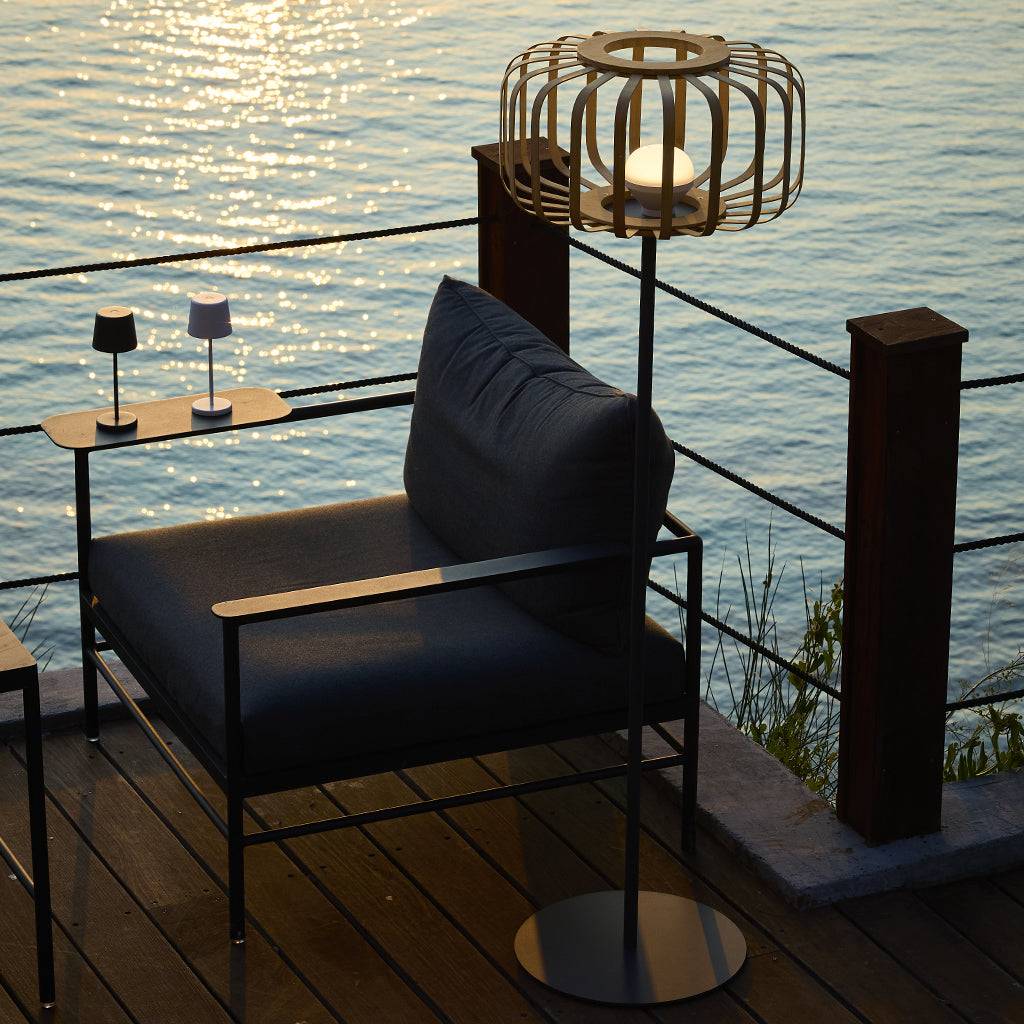 Lumisky - Lampadaire extérieur sans fil STANDY BAMBOU H150cm - Imagen 5
