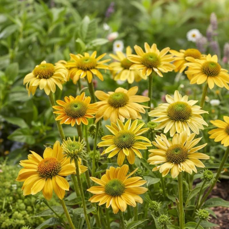 Échinacée Mellow Yellows à fleurs Jaune/ - feuillage Caduc - Godet - 5/20 cm - Imagen 3
