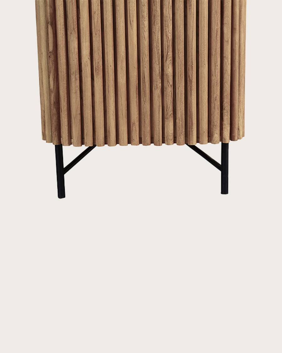 Opéra - Buffet rétro en bois de teck recyclé - UNIQKA - Imagen 10