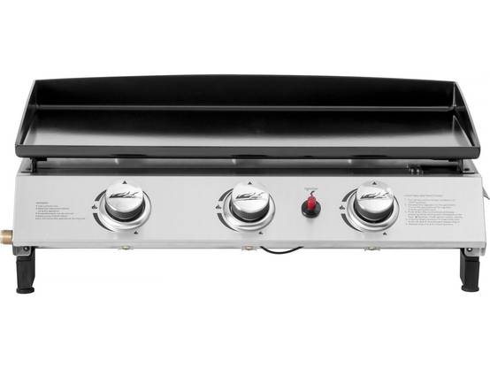Habitat Et Jardin - Plancha Gaz 3 Brûleurs "jolly" - 7,5 Kw - Gris -habitat Et Jardin - Image 1