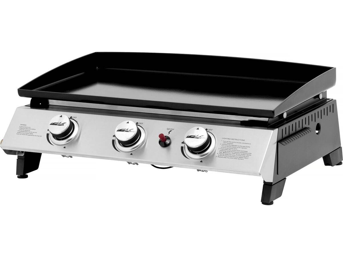 Habitat Et Jardin - Plancha Gaz 3 Brûleurs "jolly" - 7,5 Kw - Gris -habitat Et Jardin - Image 3