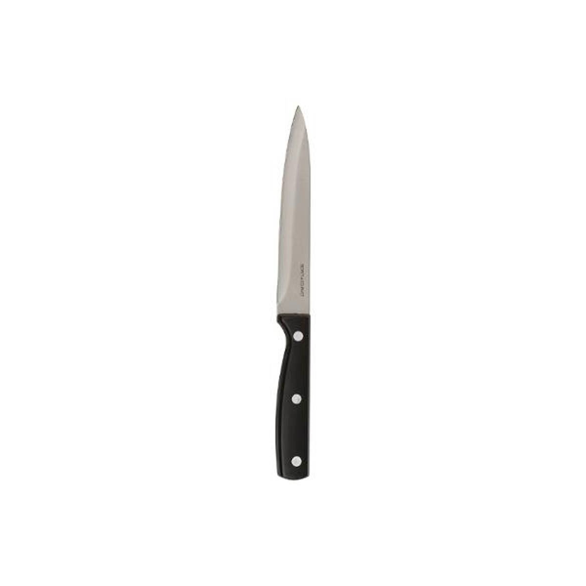Couteau Utilitaire Inox "Dice" 22cm Noir - Image 1