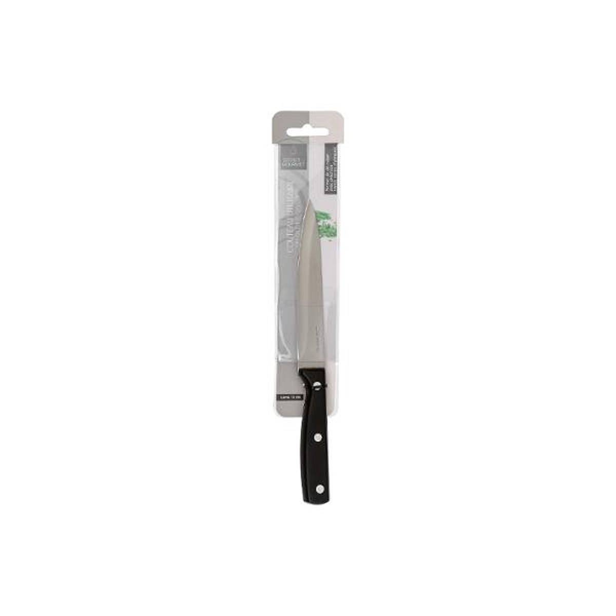 Couteau Utilitaire Inox "Dice" 22cm Noir - Image 2