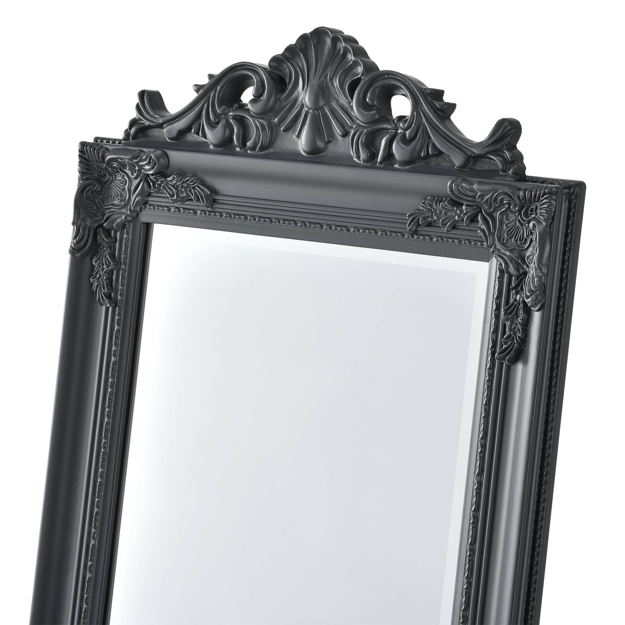 Helloshop26 - Miroir sur pied inclinable 160 x 40 cm gris foncé - Imagen 5