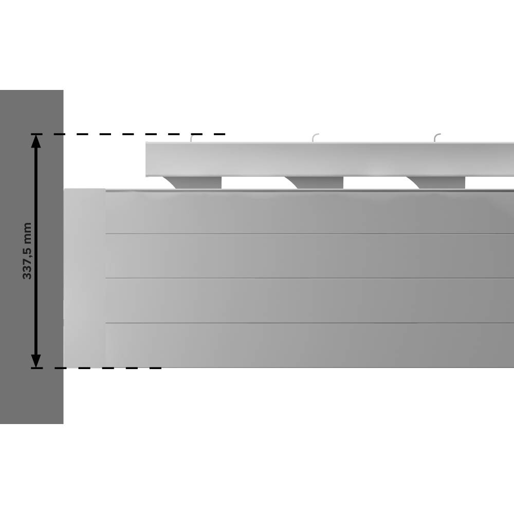 Pergola bioclimatique HELY 4,50x6,037m Vérin à télécommande (Blanc) - Alia Productions - Imagen 4