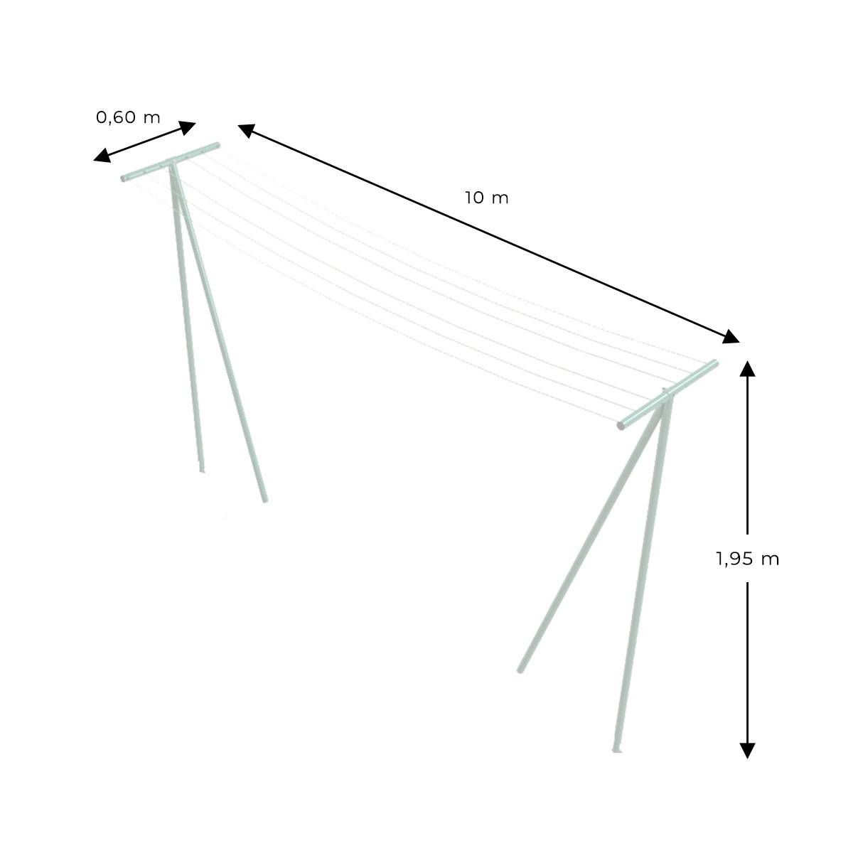 Trigano - Étendoir à linge Windy vert - Trigano - Trigano - Imagen 4