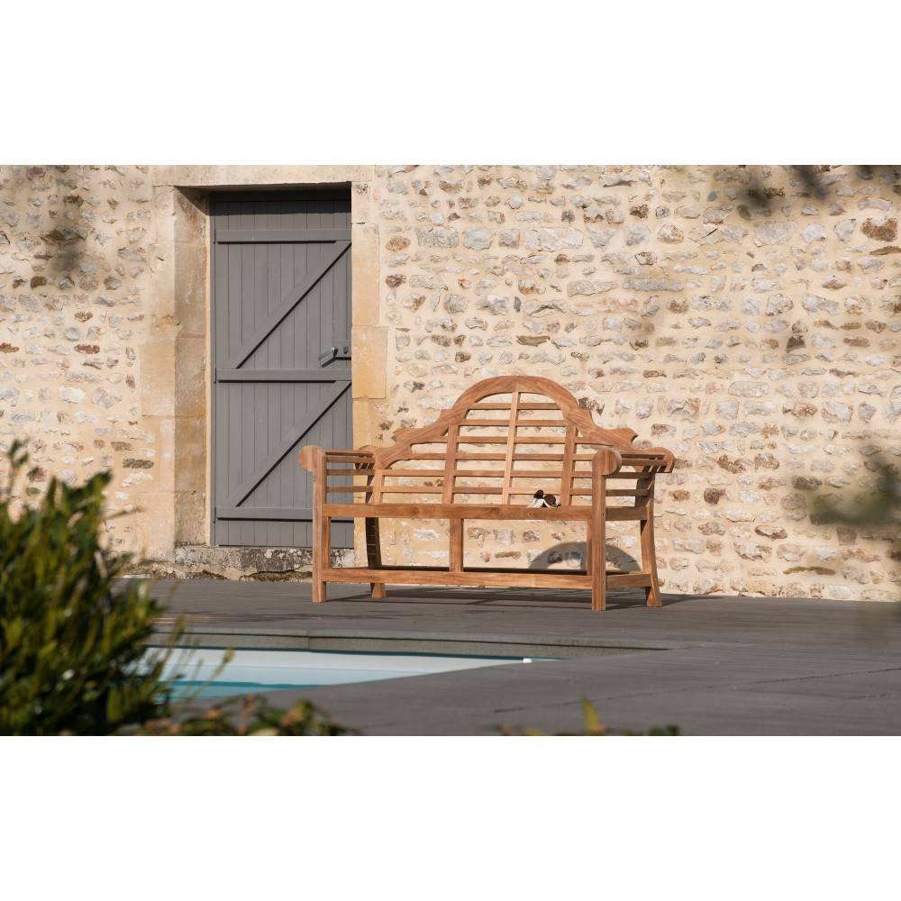 FUN - Banc de jardin Sumatra en bois Teck - Image 3