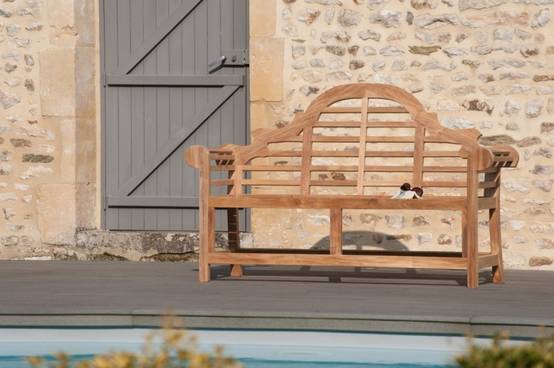 FUN - Banc de jardin Sumatra en bois Teck - Image 2