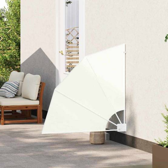 Écran de confidentialité pour balcon polyester crème 115 x 115 cm - PANGIVO - Image 3