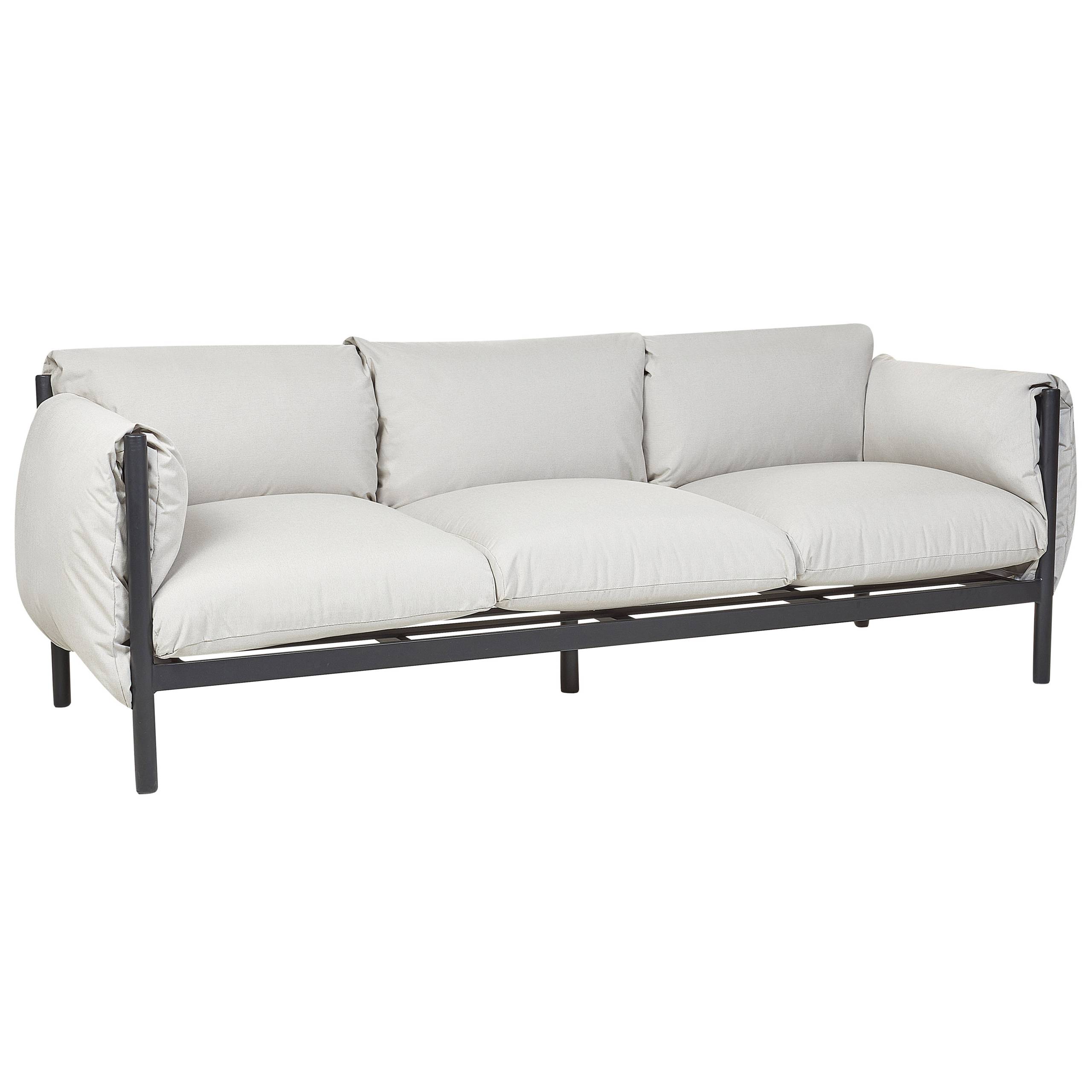 Beliani - Set de jardin, 5 Personnes Aluminium Gris ESPERIA - Beliani - Imagen 4