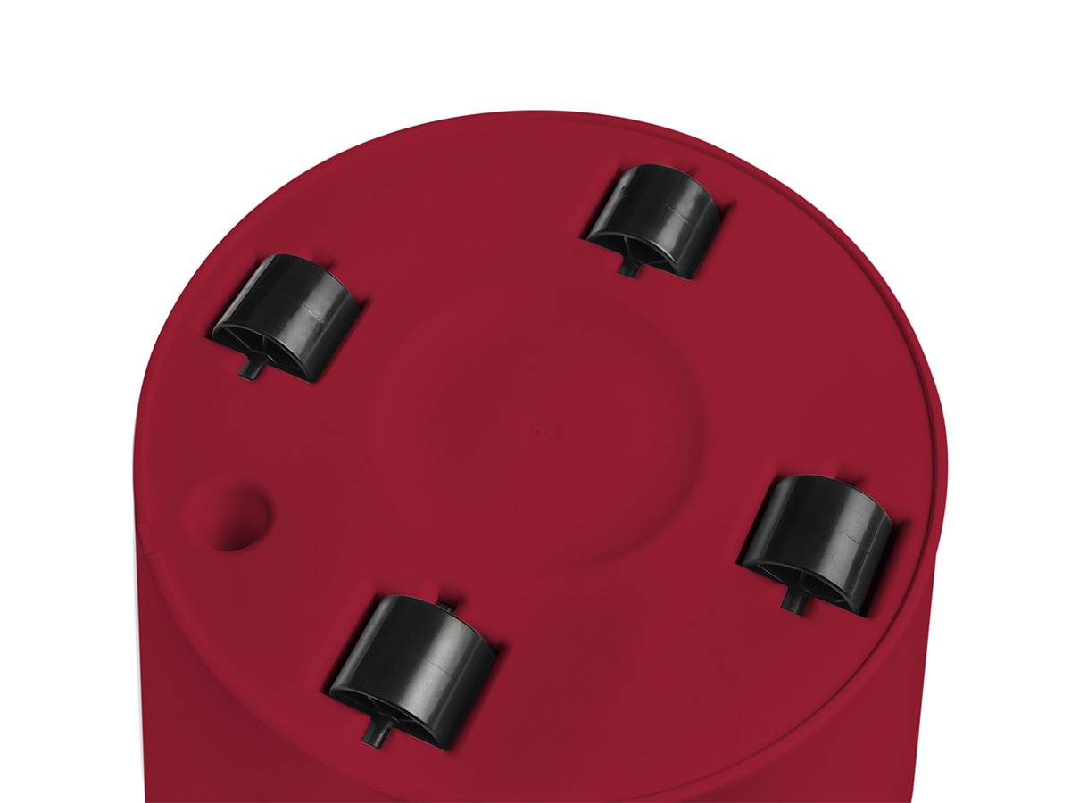 Elho - Elho Pot De Fleurs Rond Avec Roues Loft Urban - ø 50 Cm - Fruits Rouges - Imagen 3