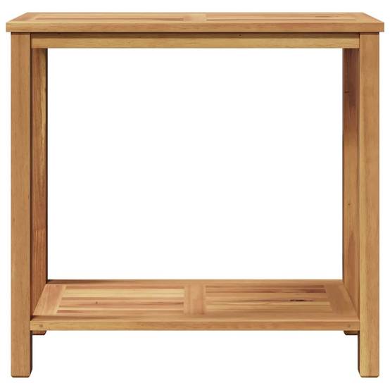 Table console bois de teck massif marron 80 x 35 x 75 cm - PANGIVO - Image 5