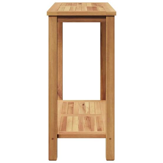 Table console bois de teck massif marron 80 x 35 x 75 cm - PANGIVO - Image 6