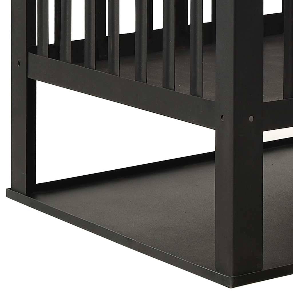 ComfortXL - Brasero Carré en Acier avec Rangement à Bûches pour Jardin Terrasse 40 cm Noir – ComfortXL Outdoor Living - Image 4