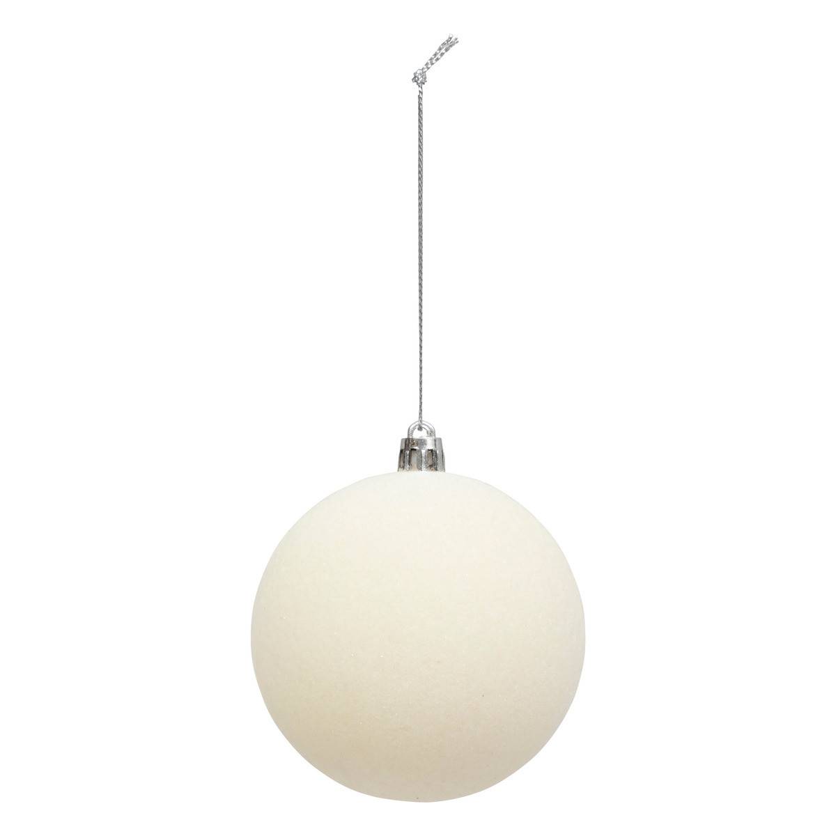 Fééric Lights & Christmas - Boule de Noël pailletté vert x9 80mm - Atmosphera Créateur d'intérieur - Imagen 6