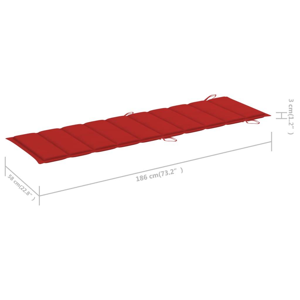 Helloshop26 - Transat chaise longue bain de soleil lit de jardin terrasse meuble d'extérieur avec table et coussin bois d'acacia - Imagen 8