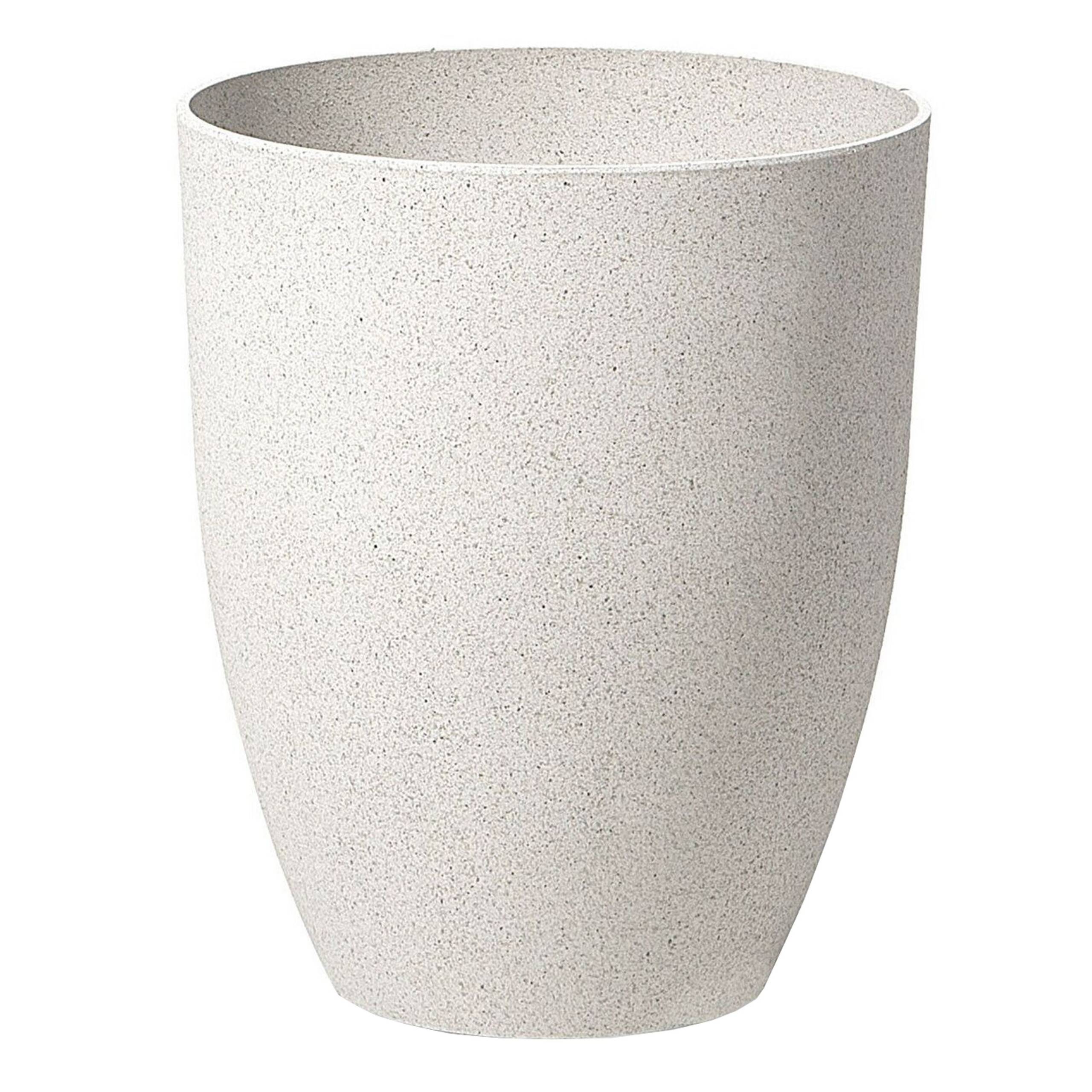 Beliani - Cache-pot d'extérieur Fibre d'argile Blanc cassé CROTON - 35x35x42- Beliani - Image 2