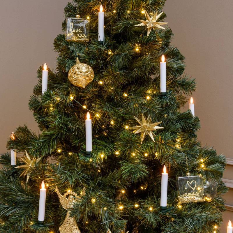 Lot 10 Bougies Sapin Ø1,85xH10cm Télécommandée Lotti - Image 10