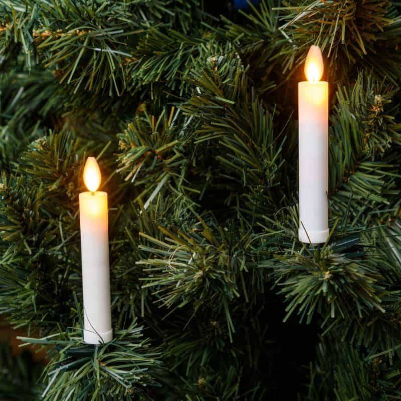 Lot 10 Bougies Sapin Ø1,85xH10cm Télécommandée Lotti - Image 9
