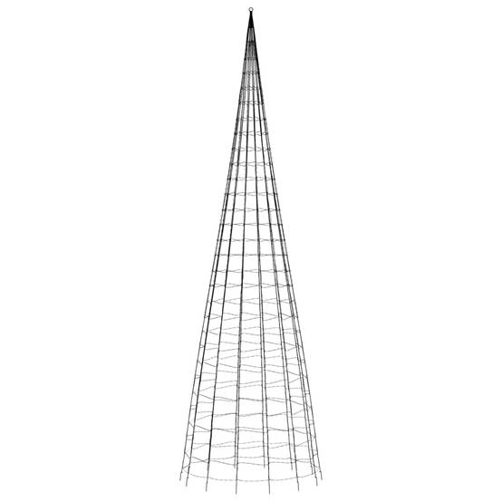 Sapin De Noël - Arbre de Noël lumineux sur mât de drapeau 3000LED coloré 800 cm - Image 5