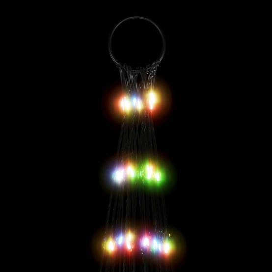 Sapin De Noël - Arbre de Noël lumineux sur mât de drapeau 3000LED coloré 800 cm - Image 6