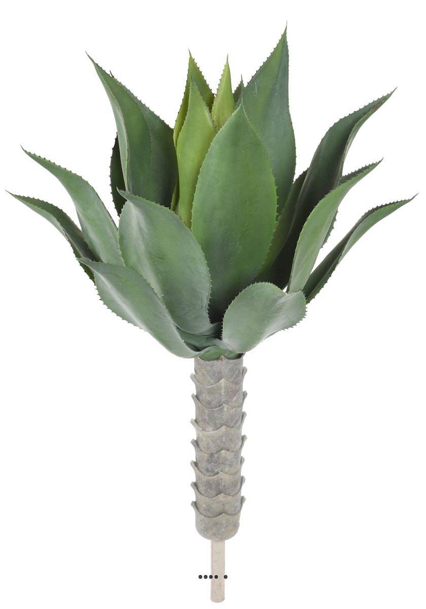 Artificielles - Agave, Aloé vera, artificielle en piquet H 75 cm Vert - dimhaut: H 75 cm - couleur: Vert