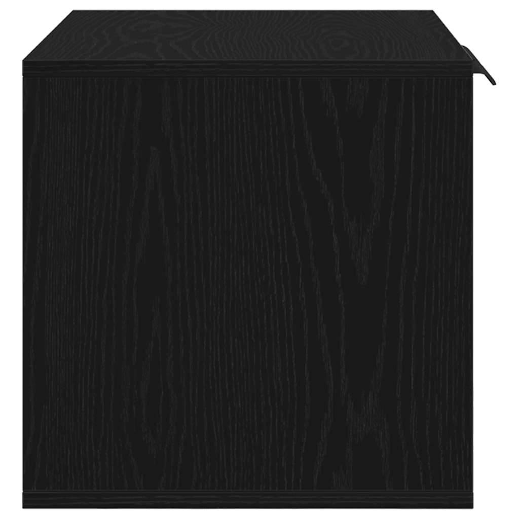 Meuble de litière pour chat bois d'ingénierie chêne noir 60 x 40 x 40 cm - PANGIVO - Image 7